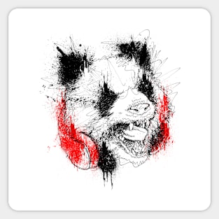 Panda Scratch Sticker